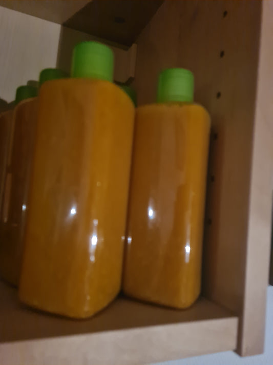 Gel douche à la mangue et au curcuma gommant  image 0